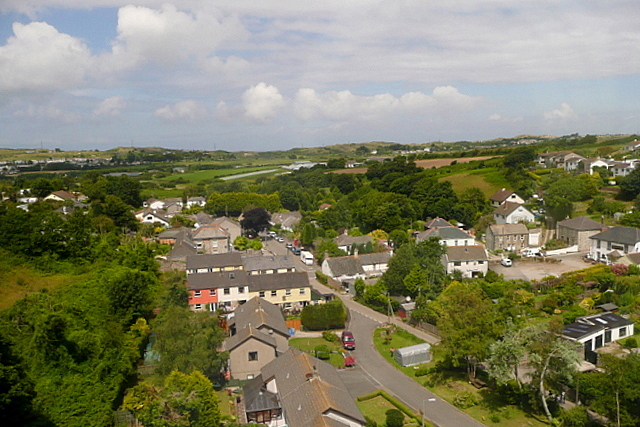 From viaduct looking west